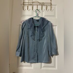 Brand new blue top long sleeve